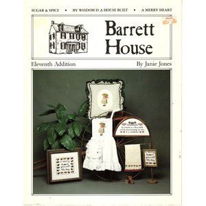 Barrett House Eleventh Addition Counted Cross Stitch Pattern 1985